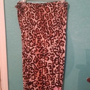 Long dress cheetah print